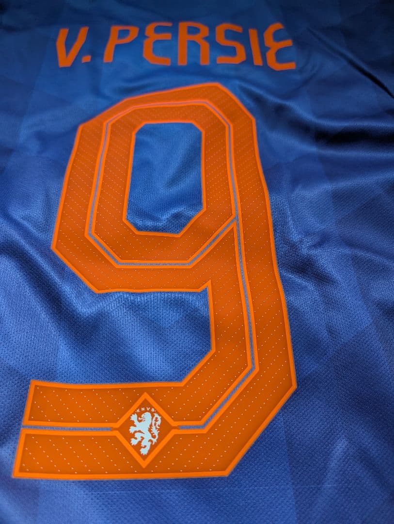 【新品タグ付き】オランダ代表/ファン・ペルシ/アウェイ/2014W杯仕様