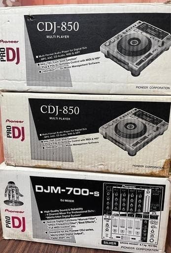 1*0様 CDJ-850×2台とDJM-700のセット