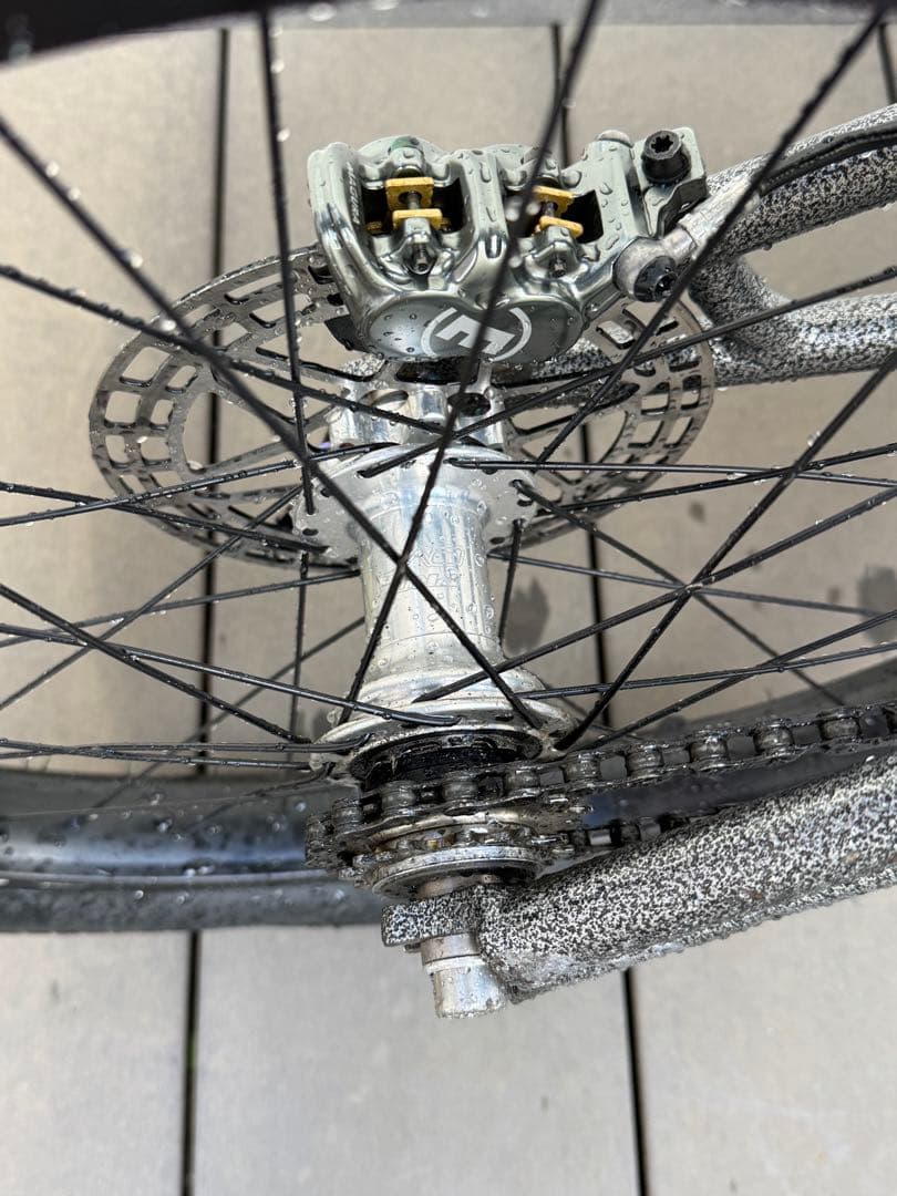 引取限定 クロモリ20インチストリートトライアル 完成車