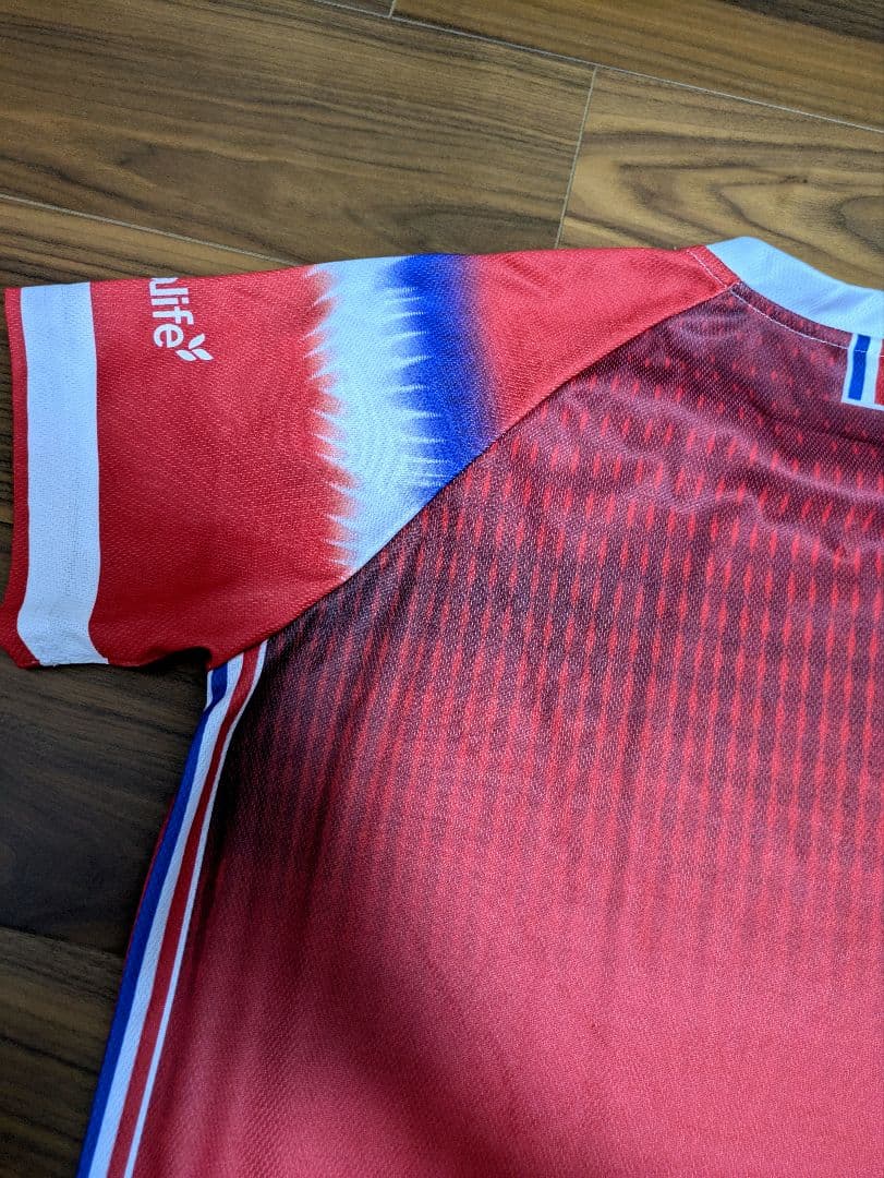 ★フランス代表　バレーボール　ユニフォーム　ゲームシャツ　ウェア　ジャージ　赤