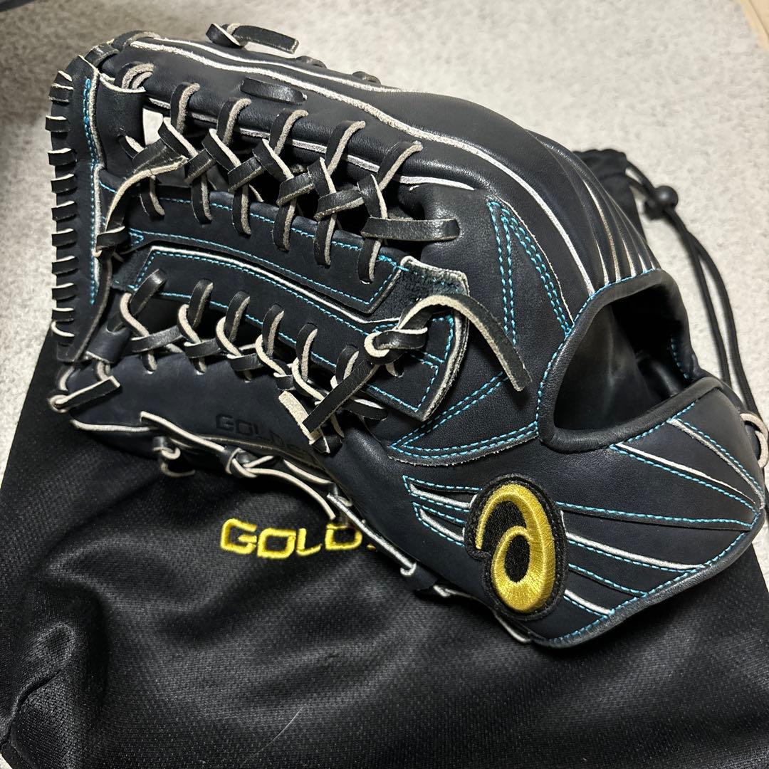 asics ゴールドステージ 外野用 グローブ 左投げ