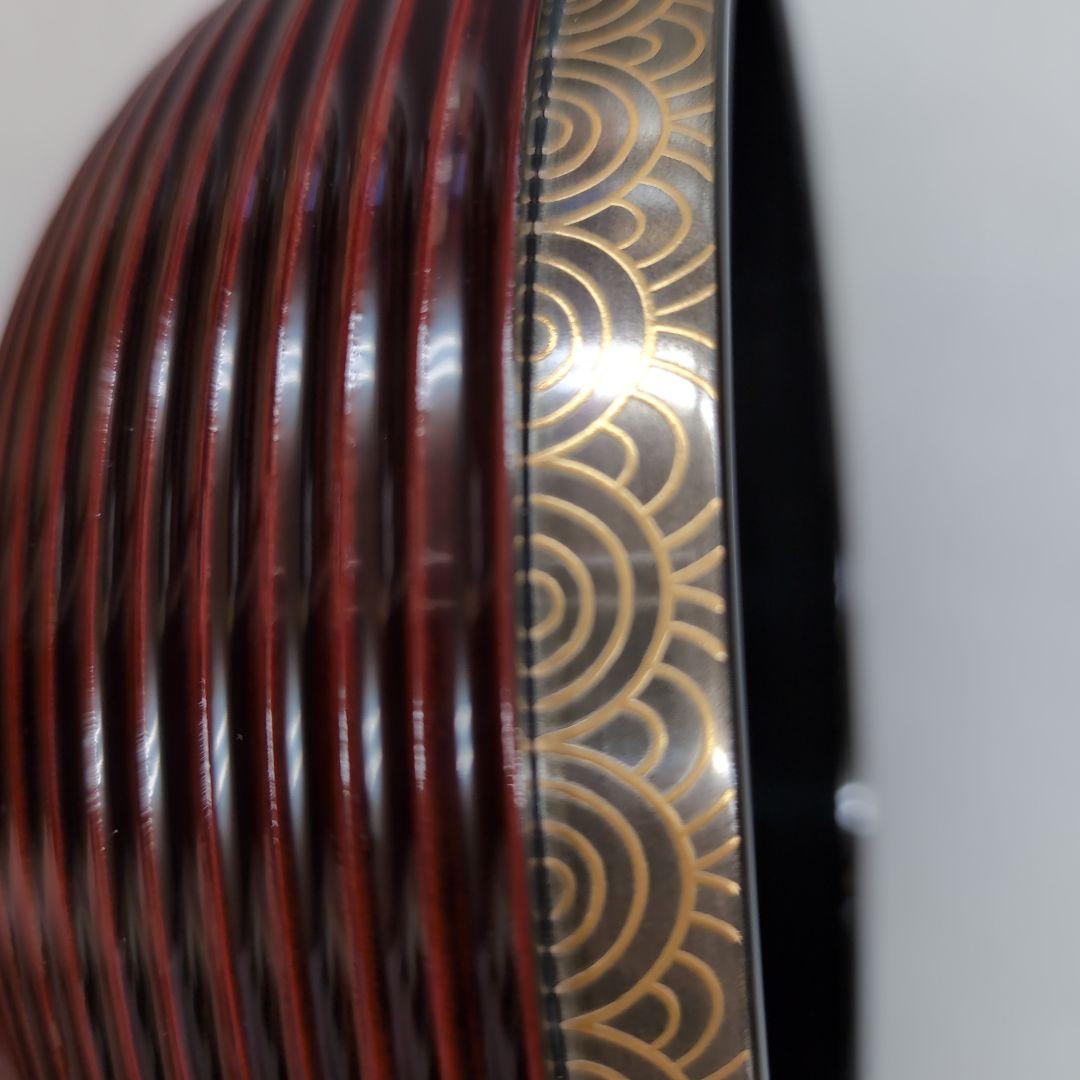 輪島塗　網目祥瑞食篭　松本正（正一）茶道具