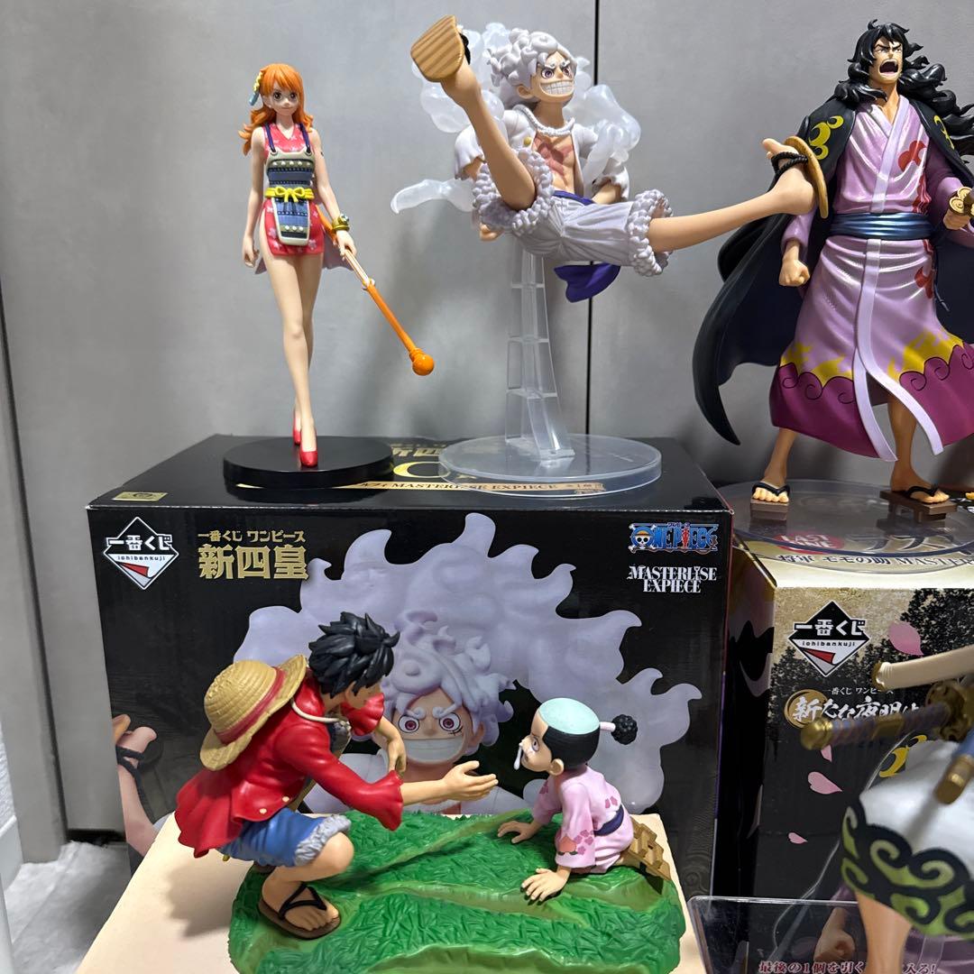 一番くじ　ワンピース　ワノ国　ルフィ　ゾロ　モモの助　ナミ　ヤマト　カイドウ