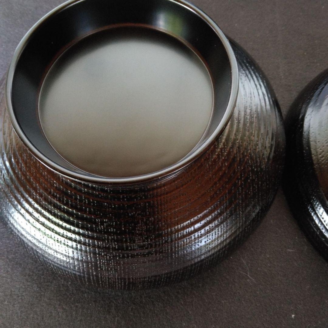 お椀　蒔絵椀　本漆塗り