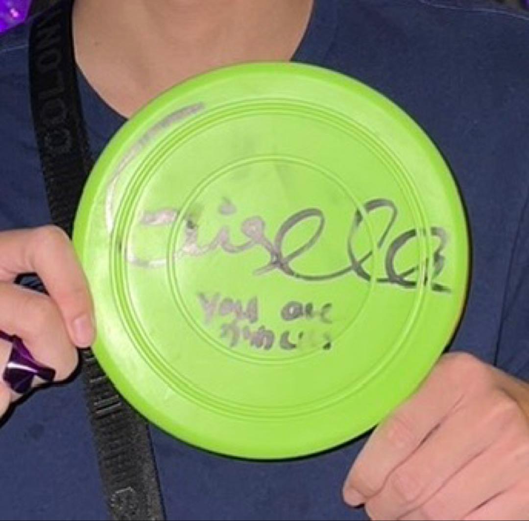 aespa ジゼル　サイン入りフリスビー