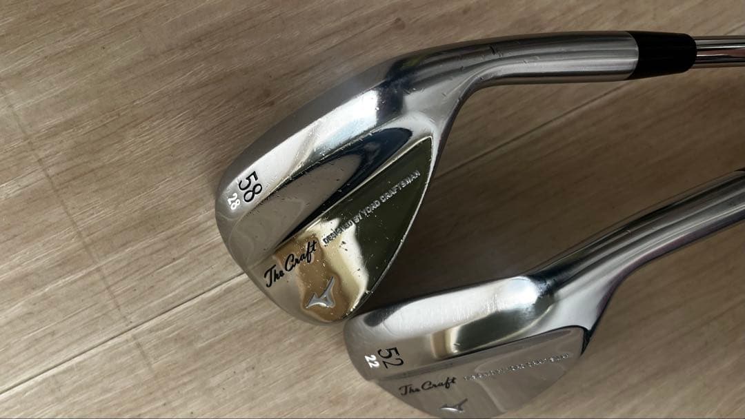 2023年　ミズノThe Craftウエッジ 52° 58° 2本セット