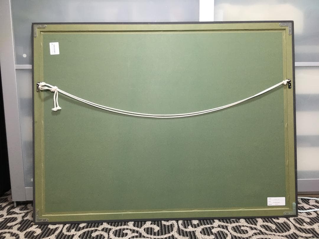 送料込【真作】Michael Leuマイケル・ルー　シルクスクリーン　直筆サイン