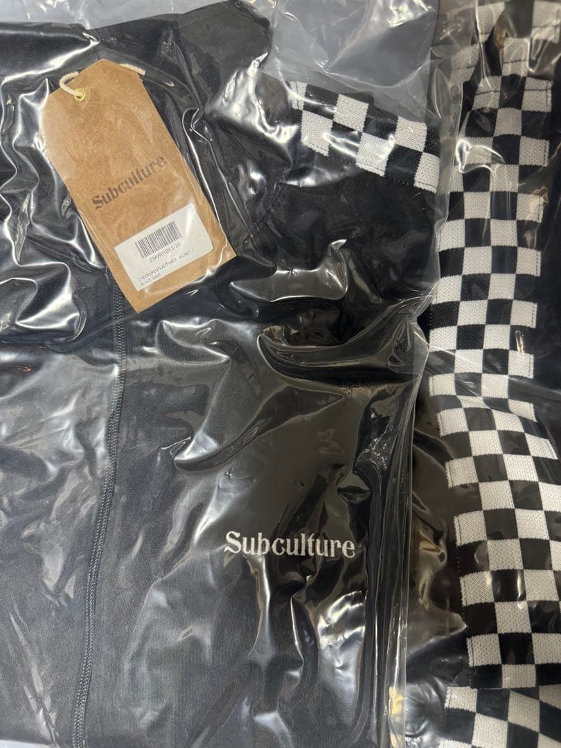 キムタク　subculture チェック　トラック　ジャケット　パンツ　セット