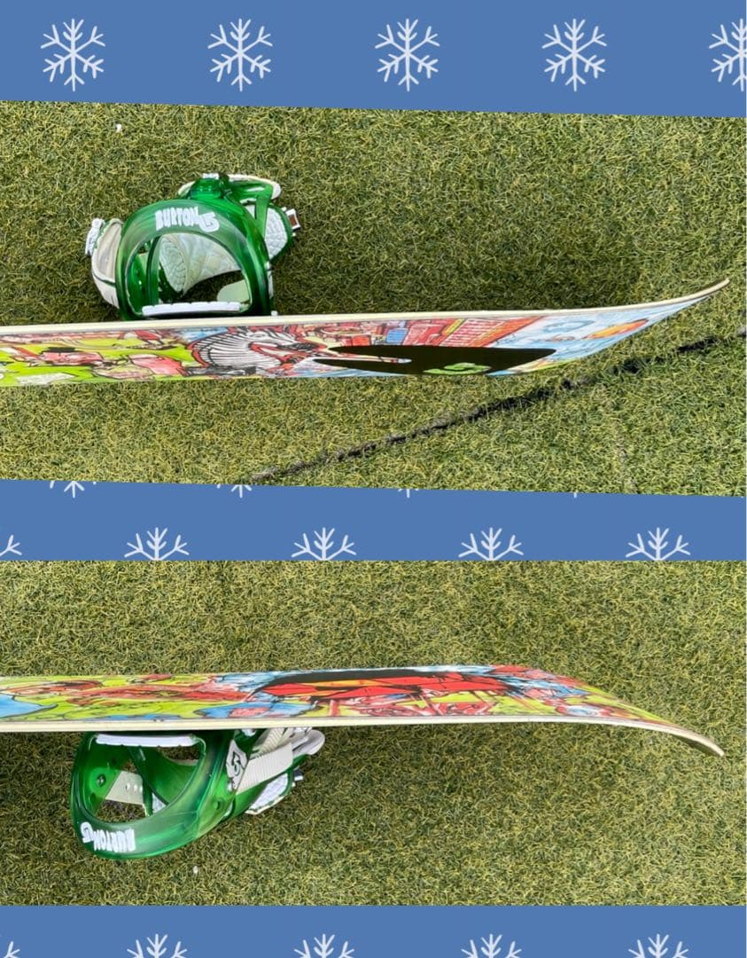 BURTON×ZUMA　バートン　スノーボード　セット　バインディング付　ブーツ