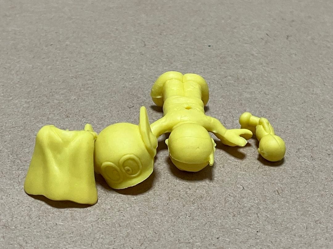 パーマン1号　脱着　消しゴム　黄色　パーマン