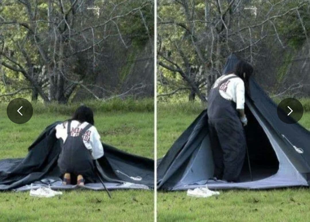 DODワンポールテントS／2-3人用／人気のタン色／未使用品