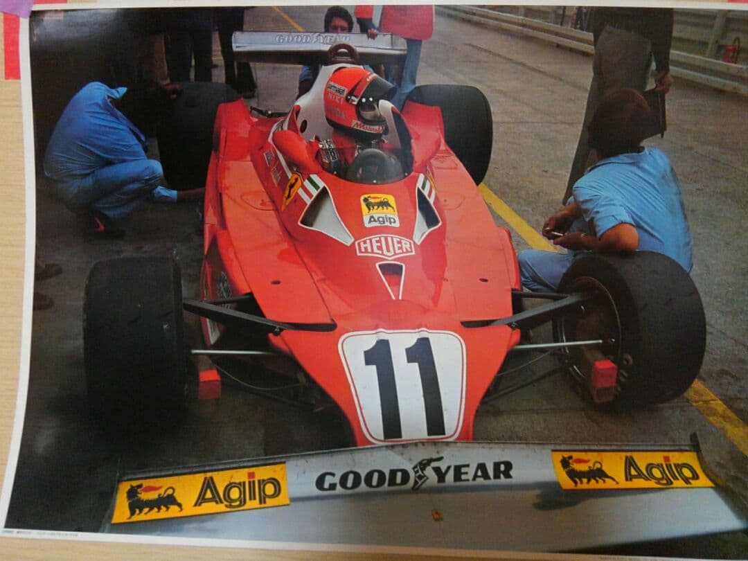 タミヤ フェラーリ312 T2ニキ ラウダポスター　印刷物