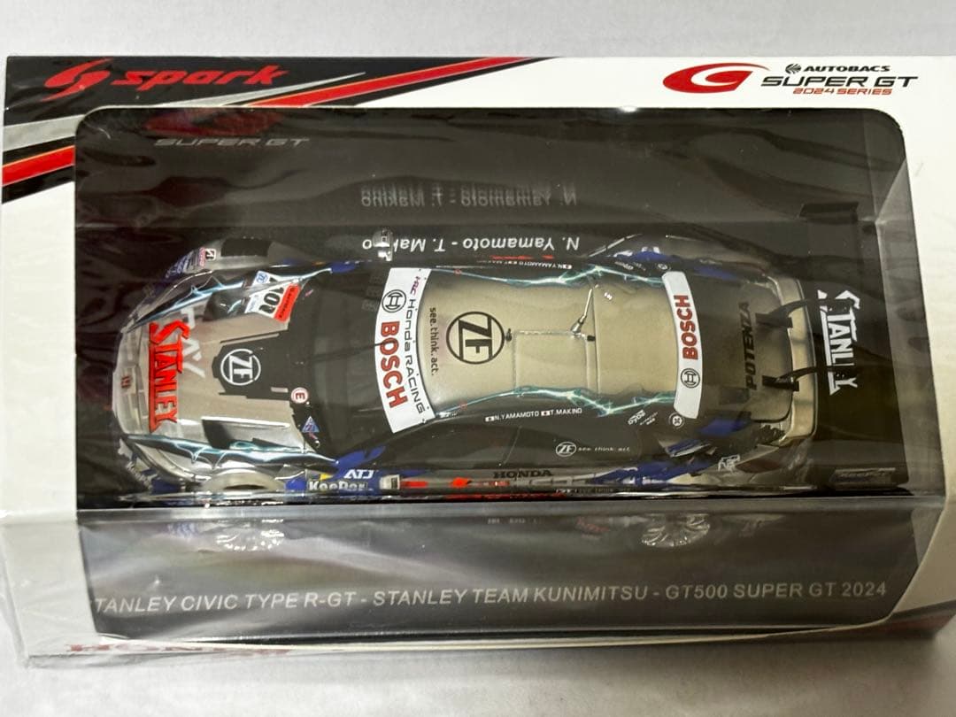 ミニカー Spark 1/43 STANLEY CIVIC TYPE R-GT 2024