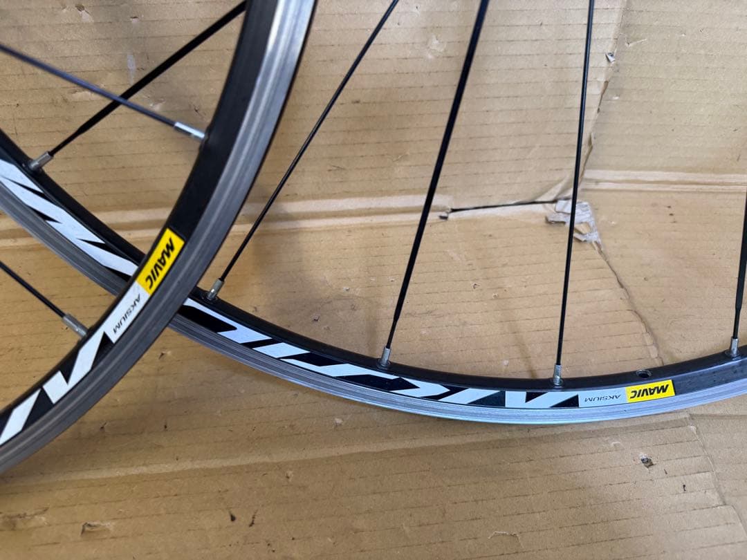 MAVIC AKSIUM アルミホイール前後セット　美品