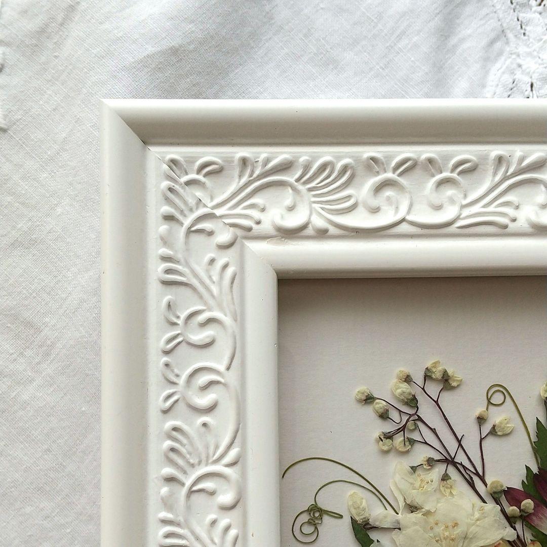 押し花アート❀花の舞❀押し花額 押し花絵画 アート ブーケ 額装 インテリア