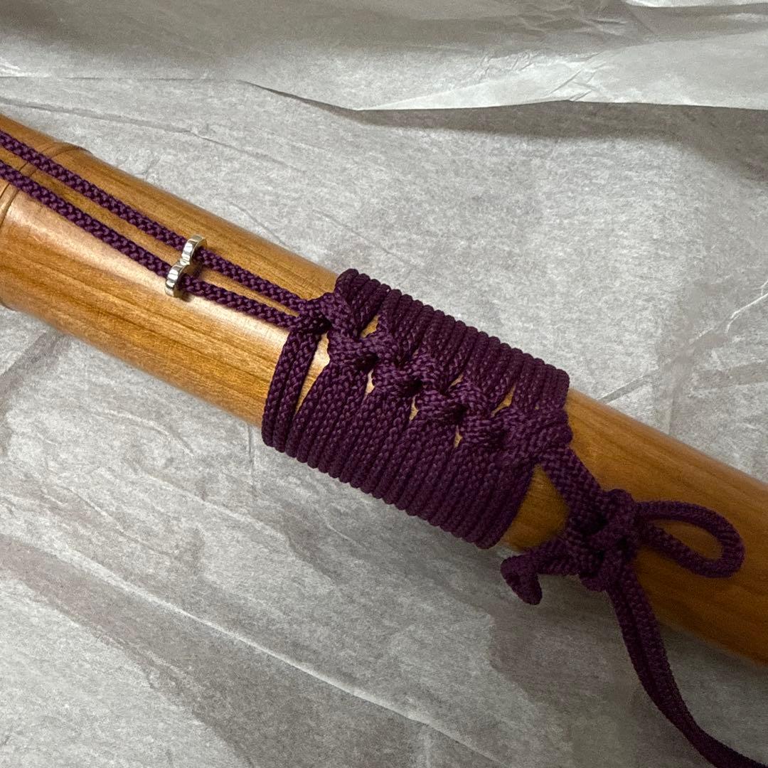 高麗笛筒 桜材(白木)