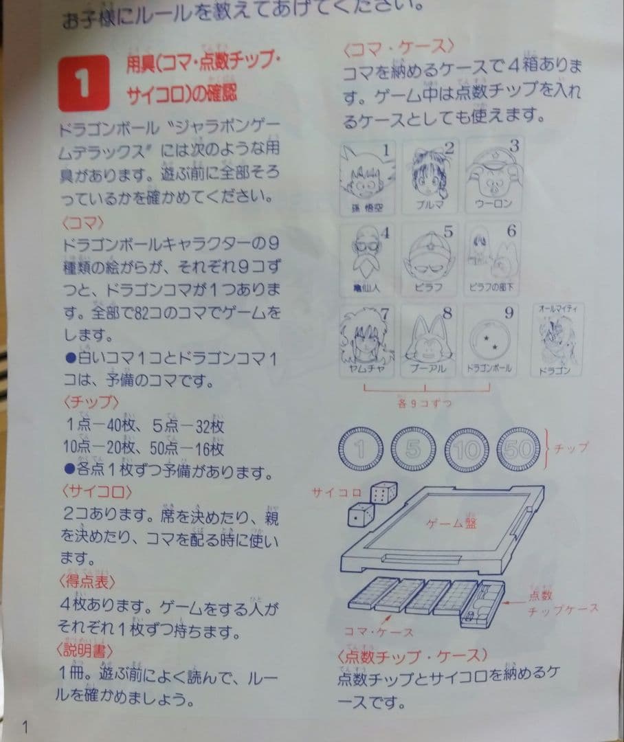 ドラゴンボール ジャラポンゲームデラックス　 昭和レトロ