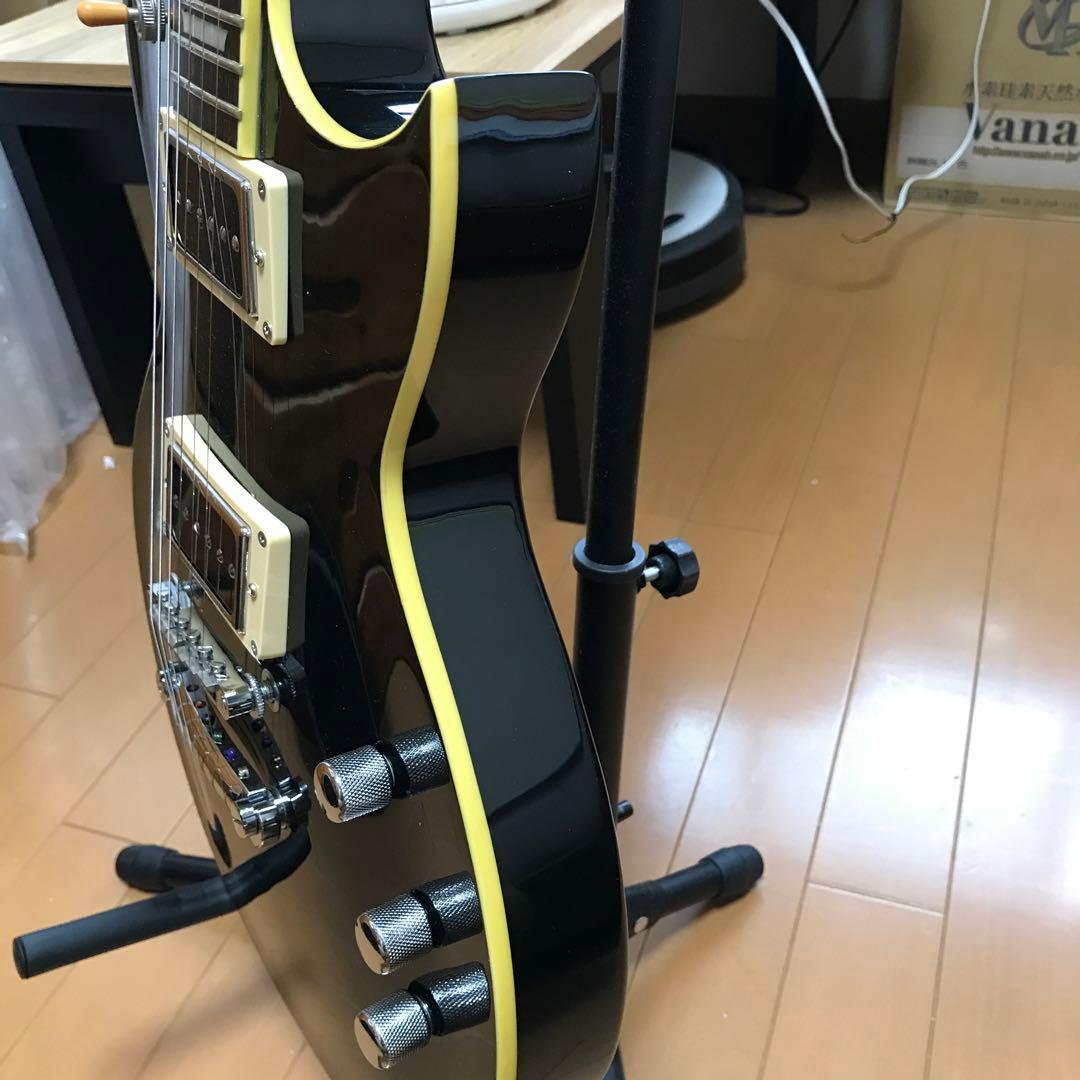 レスポールタイプ エレキギター ブラック P-90搭載 そこそこ美中古ギター