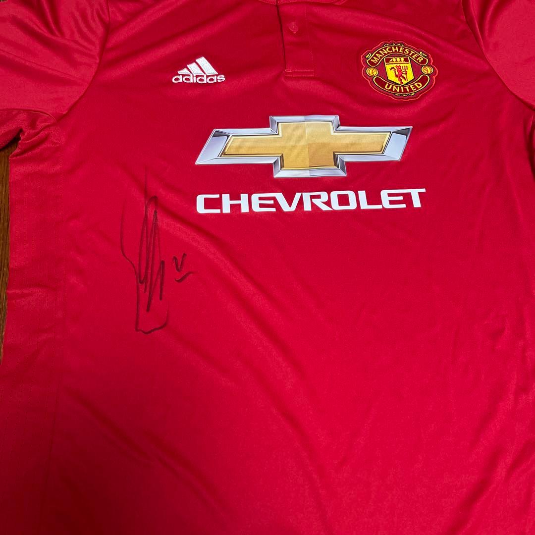 イブラヒモビッチ サイン入りユニフォーム マンチェスターユナイテッド 証明書付き