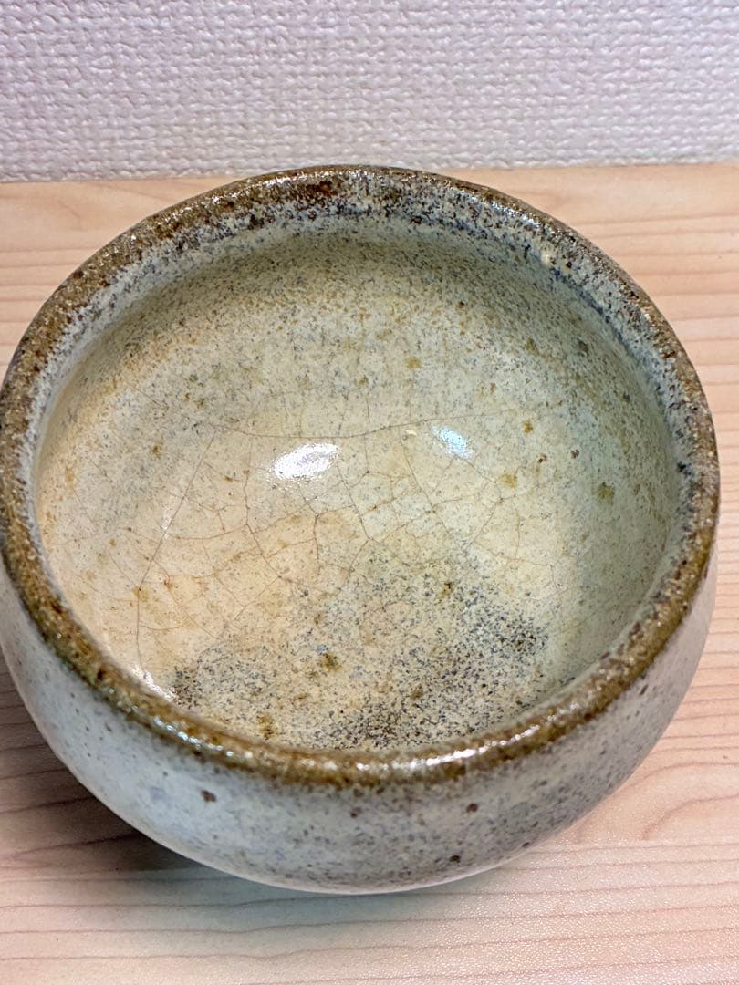 糠釉　茶碗　検）民藝　濱田庄司　生田和孝