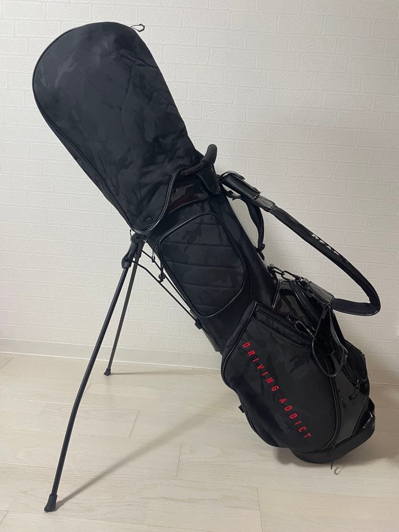 DEAD OR ALIVE byEPON スタンド式キャディバッグ ブラック柄入