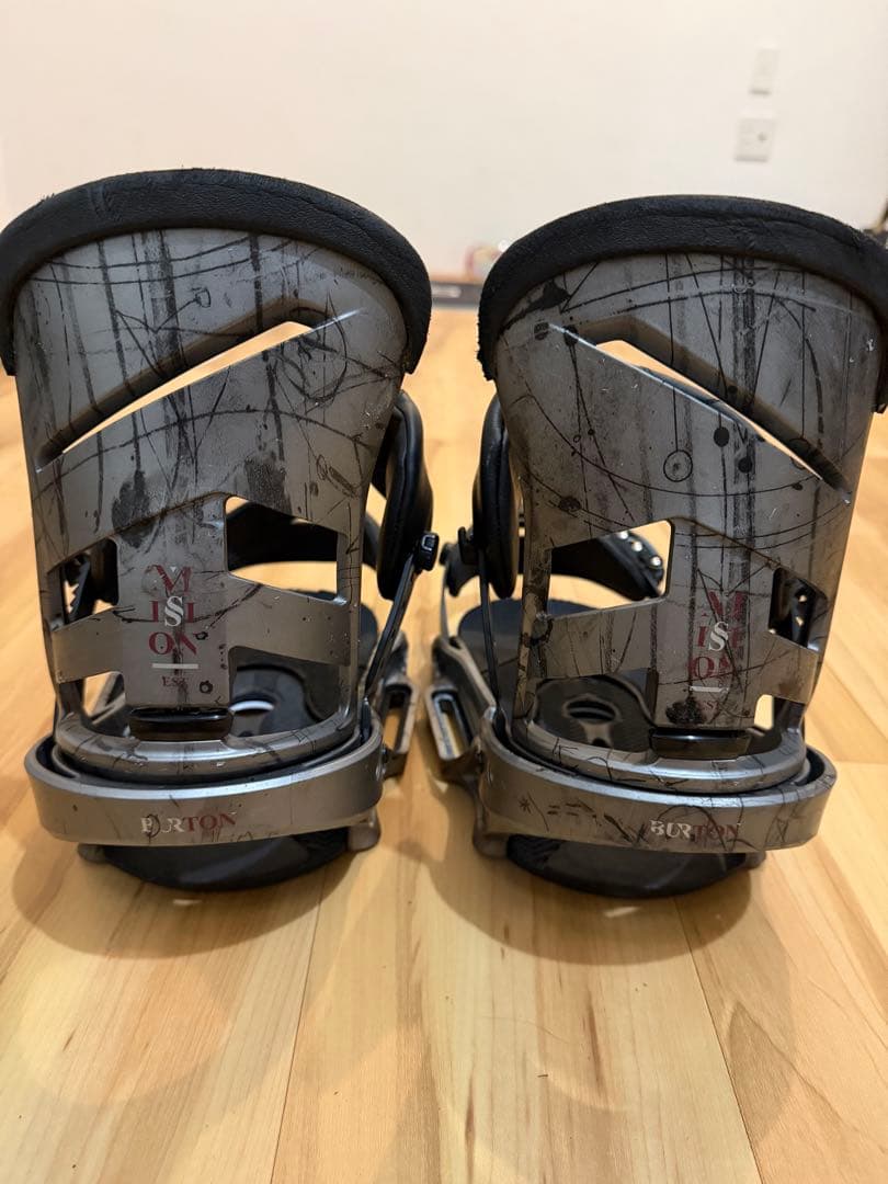 Burton mission estスノーボードビンディング ブラック グレー