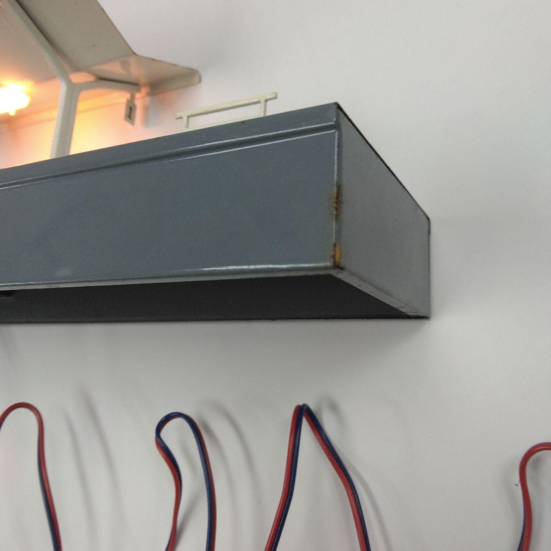 エンドウ　駅ホームNo.1 　鉄道模型情景　照明付き HOゲージ　元箱付　希少品