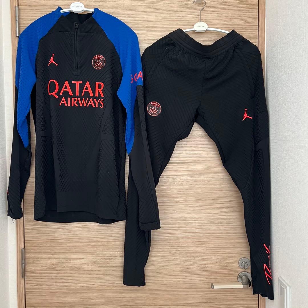 PSG パリ・サンジェルマンFC ジャージ セット 黒/青 キッズ