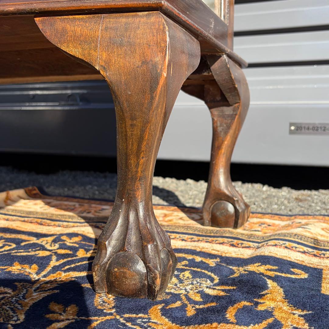 英国 アンティーク キャビネット マホガニー 猫脚 イギリス ヴィンテージ