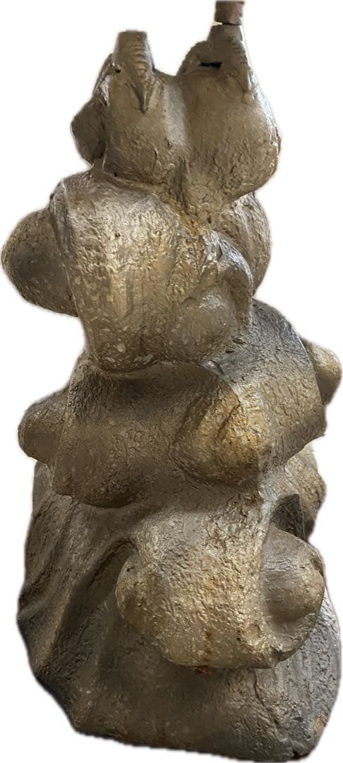 【幸運を招く鳳凰】希少　鳳凰　金属製 風水　縁起物　アンティーク　成長　幸福