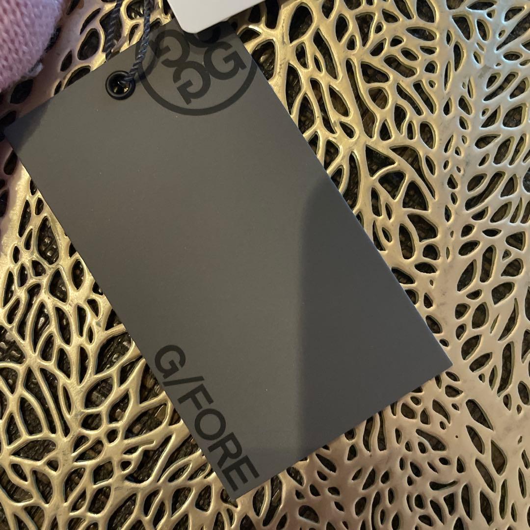 G/FORE ピンク ニット帽 ファー付き