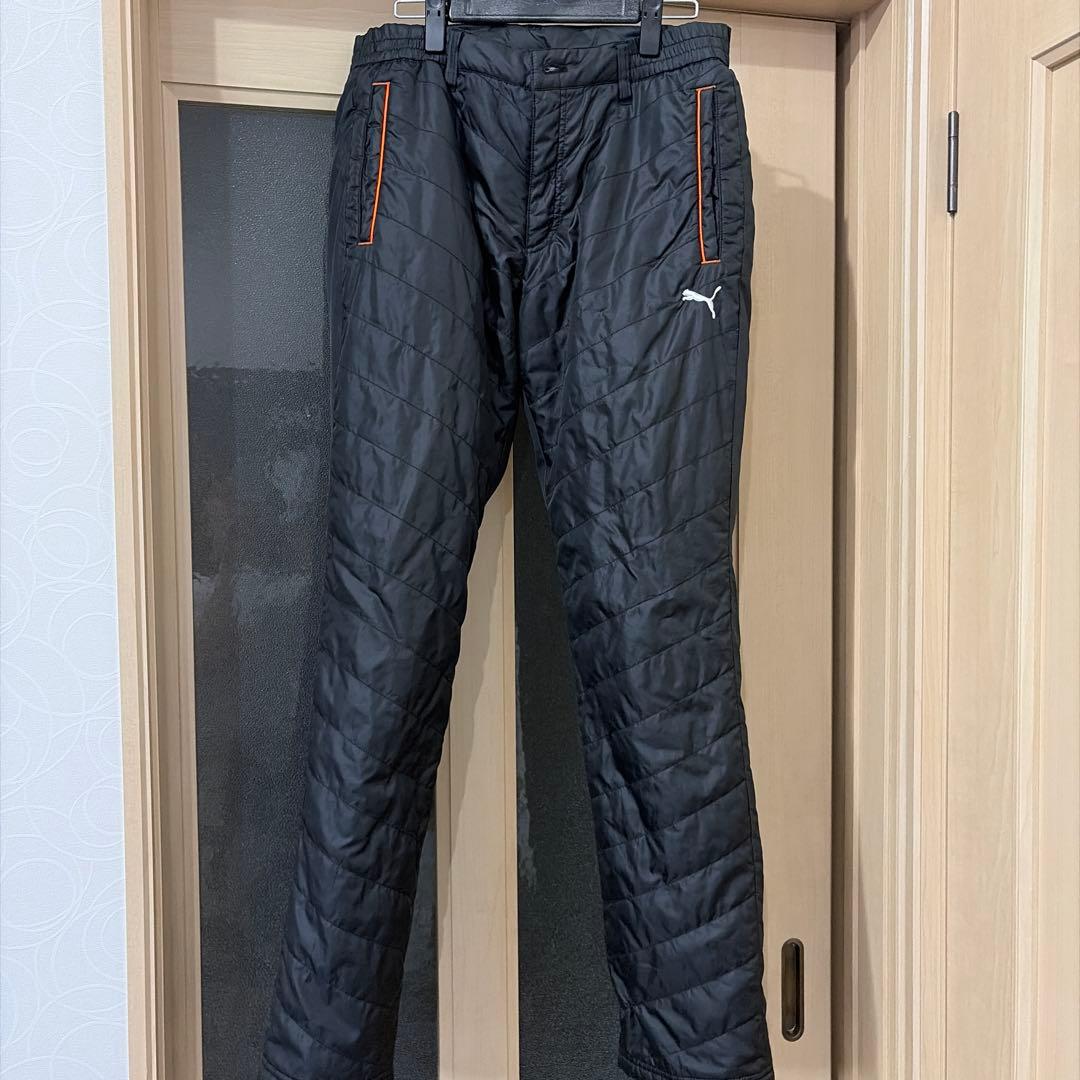 PUMA ゴルフウェアブラック/オレンジ