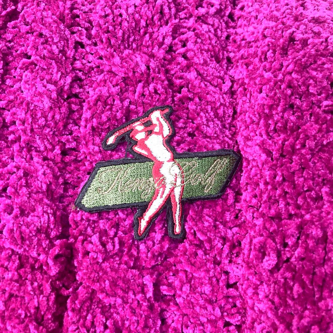 KENZO GOLF ケンゾー ニット プルオーバー ワッペン ヴィンテージ F