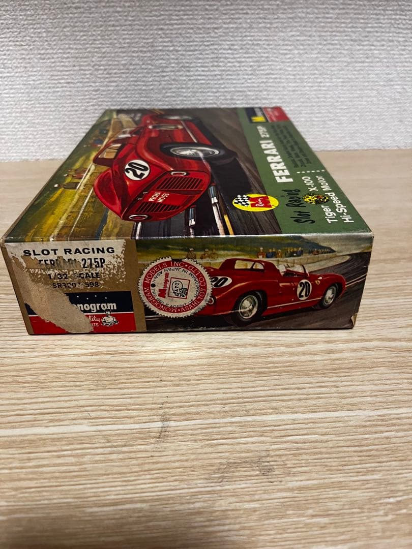 ［レア］60年代モノグラム　フェラーリ275Pスロットカー組み立てキット