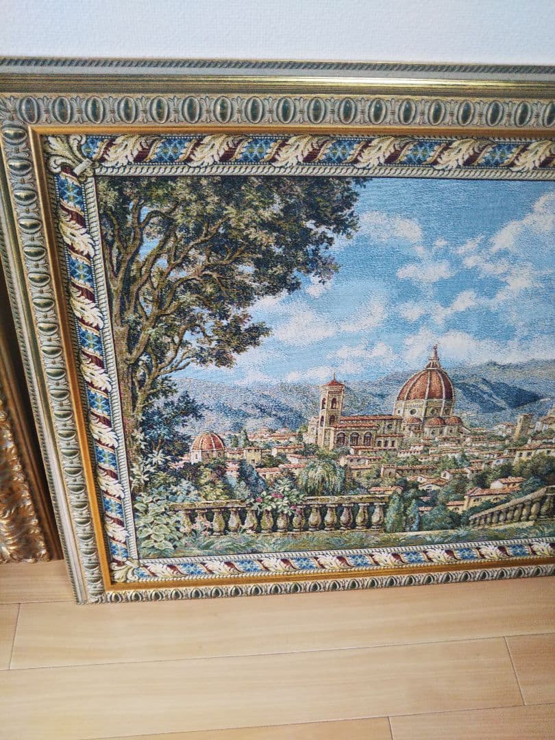 イタリア製  ゴブラン織り 絵画 美術品