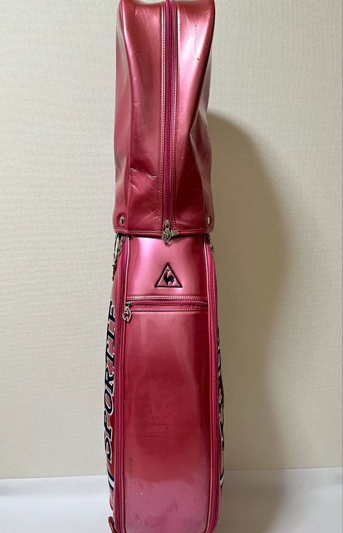 美品　ゴルフ　キャディバッグ　ルコック ピンク