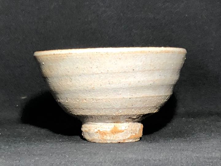 【茶道具】唐津井戸茶碗 曹源窯坂本喜昭作 梅花皮 唐津焼 抹茶碗 茶碗A311