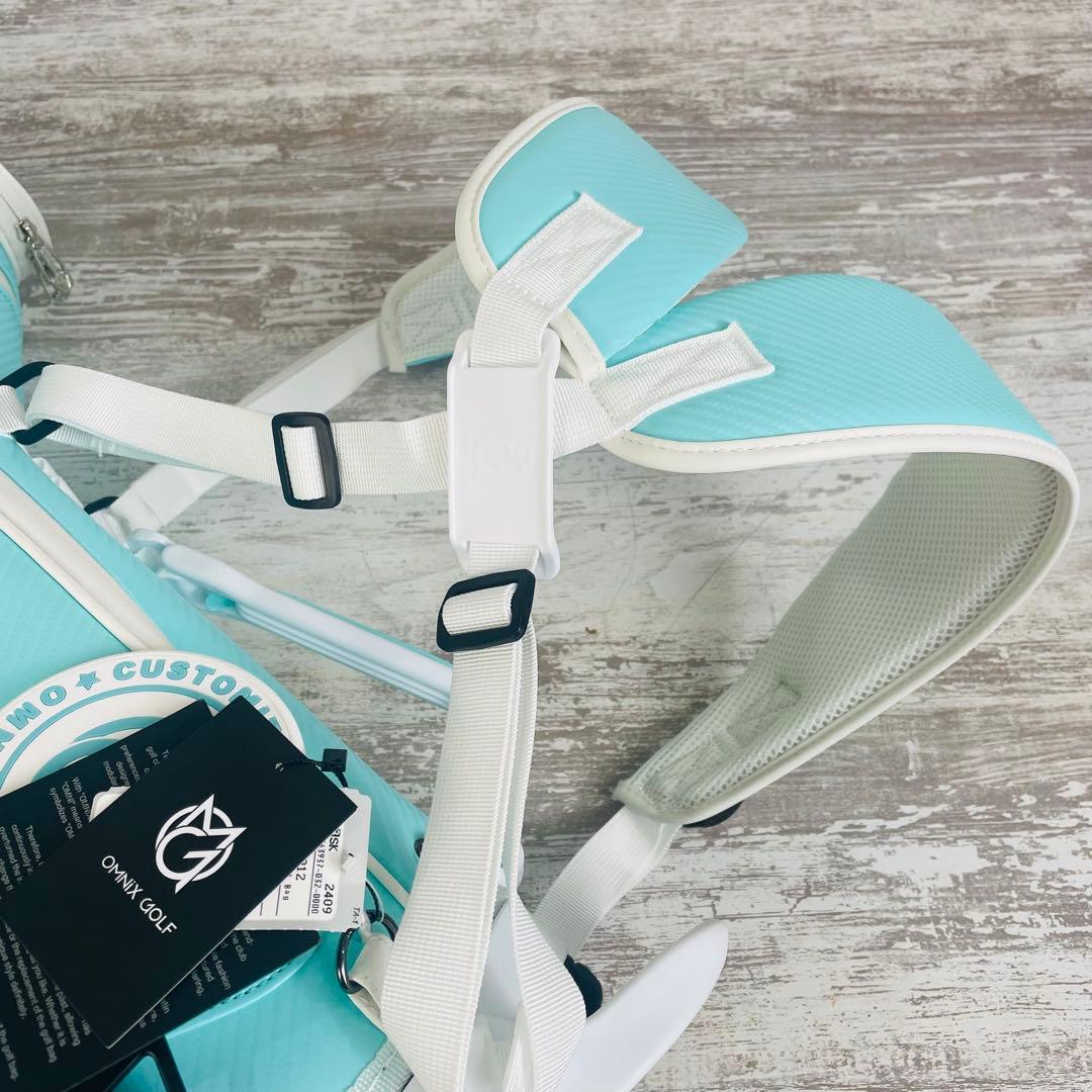 【新品】OMNIX GOLF オムニックスゴルフ キャディバッグ　ミント