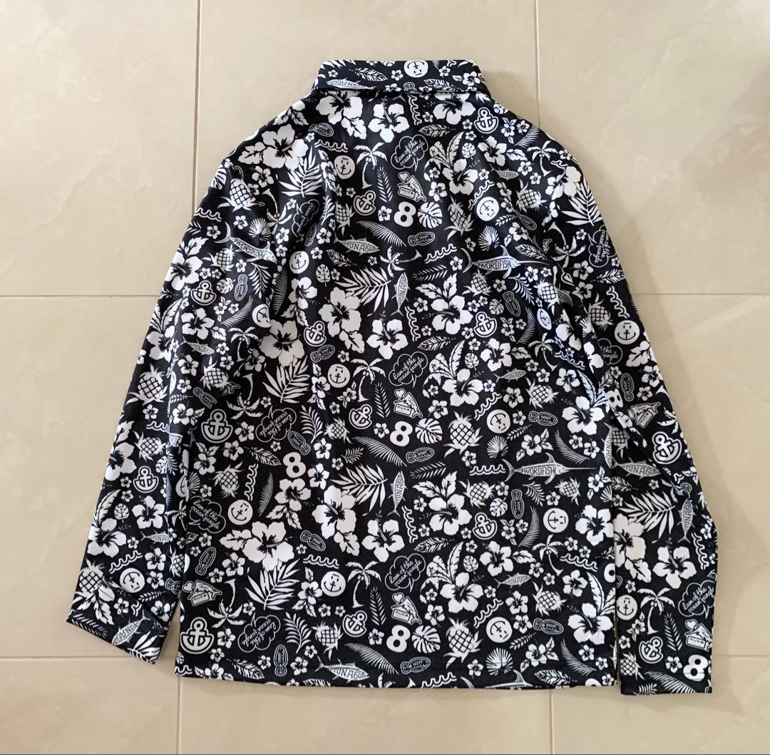 新品未使用　MUTA MARINE 長袖アロハポロシャツ　ゴルフ　総柄