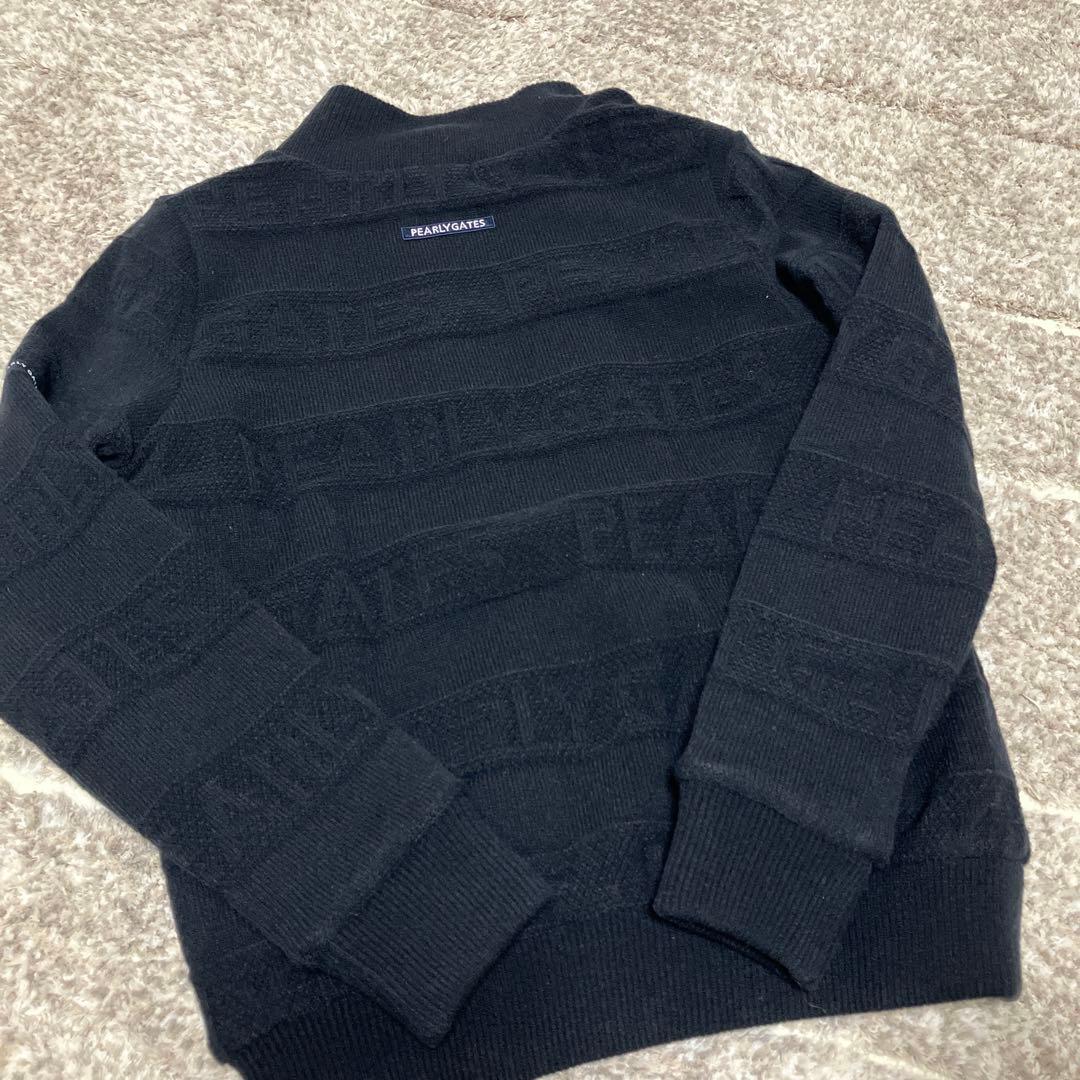 【新品】PEARLY GATES ロゴフルジップ ニットブルゾン0