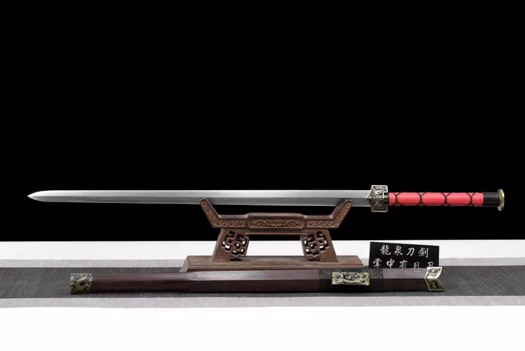 青古四獣漢剣20230470 古兵器 武具　刀装具　日本刀　模造刀 居合刀