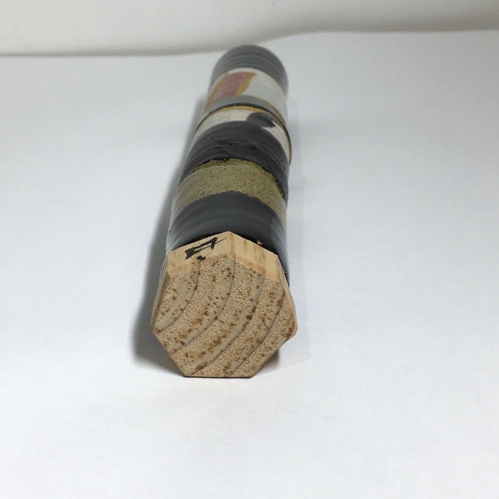 ○レア 巨匠 安食ひろ 和歌: 源 実朝 茶杓 共筒 共箱 茶道具 真作保証