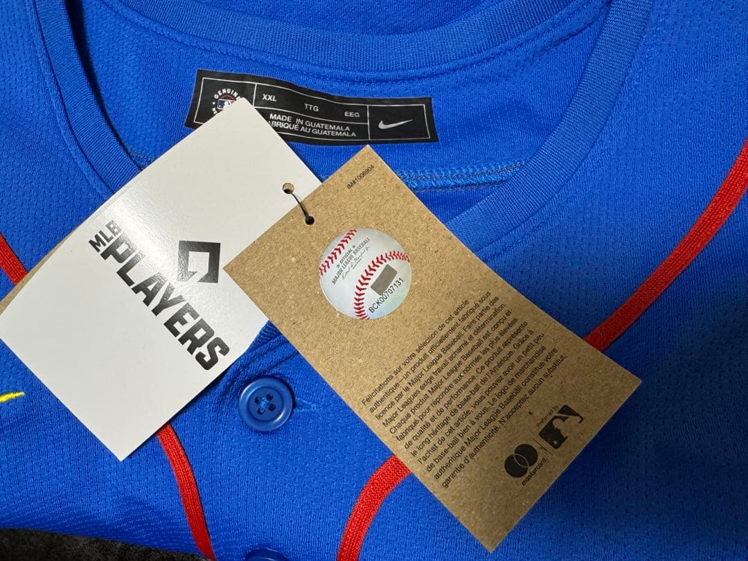 大谷翔平2025MLBオールスターゲーム ユニフォームXXL 公式シール付