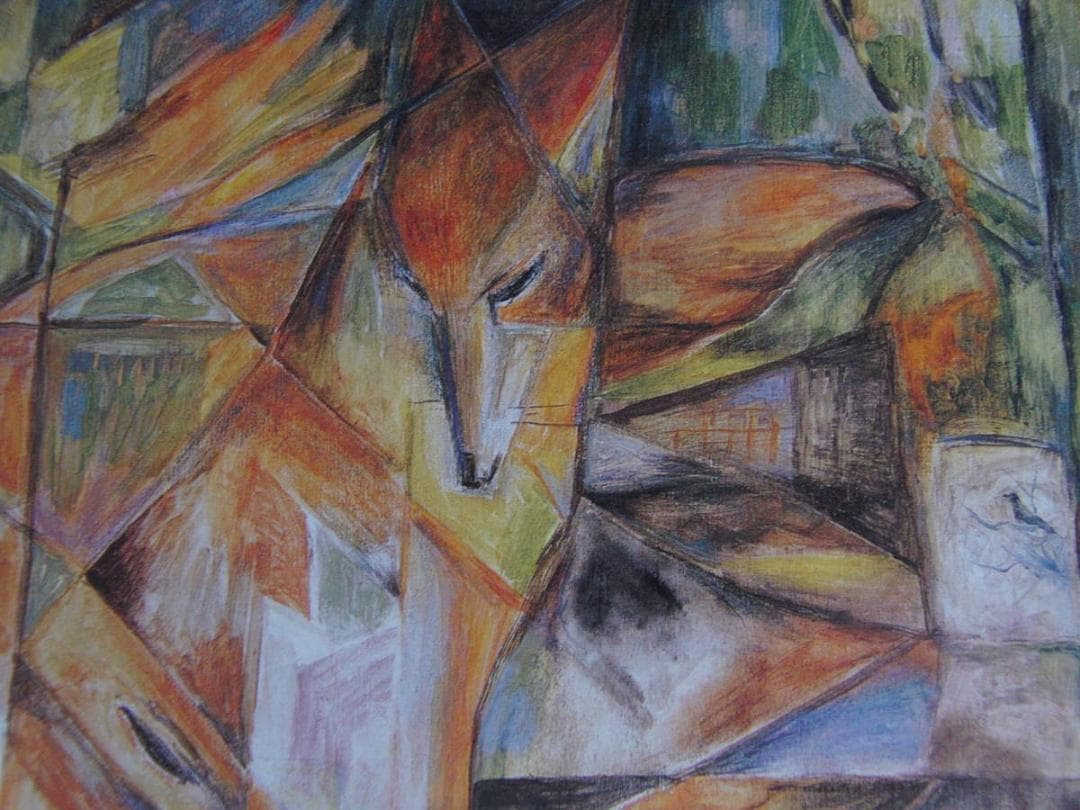 宇野満寿美、【八月の病葉】、希少な額装用画集より、新品額装付