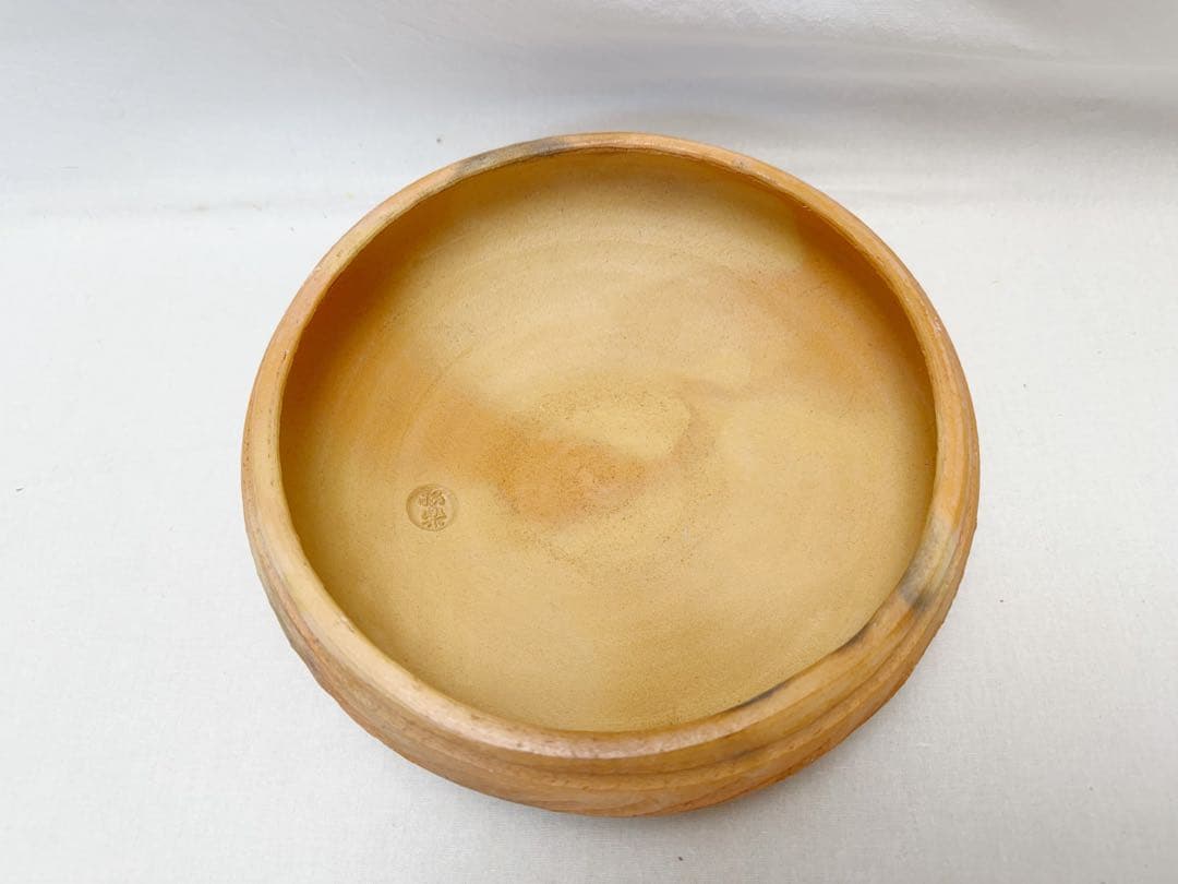 未使用 茶道具 佐々木昭楽作 炉用 灰器 灰匙 陶印 共箱