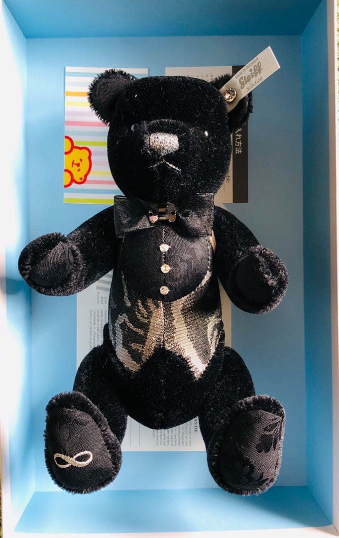 シュタイフ　steiff ペアテディベア【スワロフスキー】