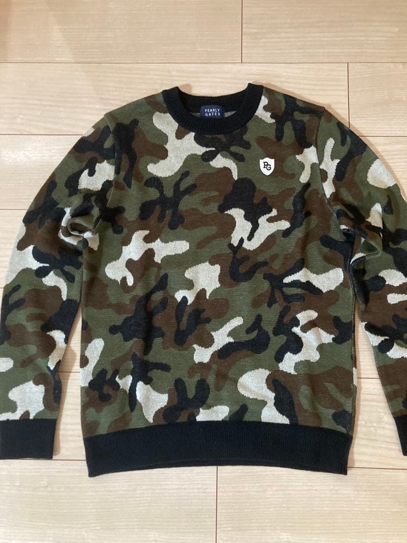 PEARLY GATES パーリーゲイツ 迷彩セーター Lサイズ 5
