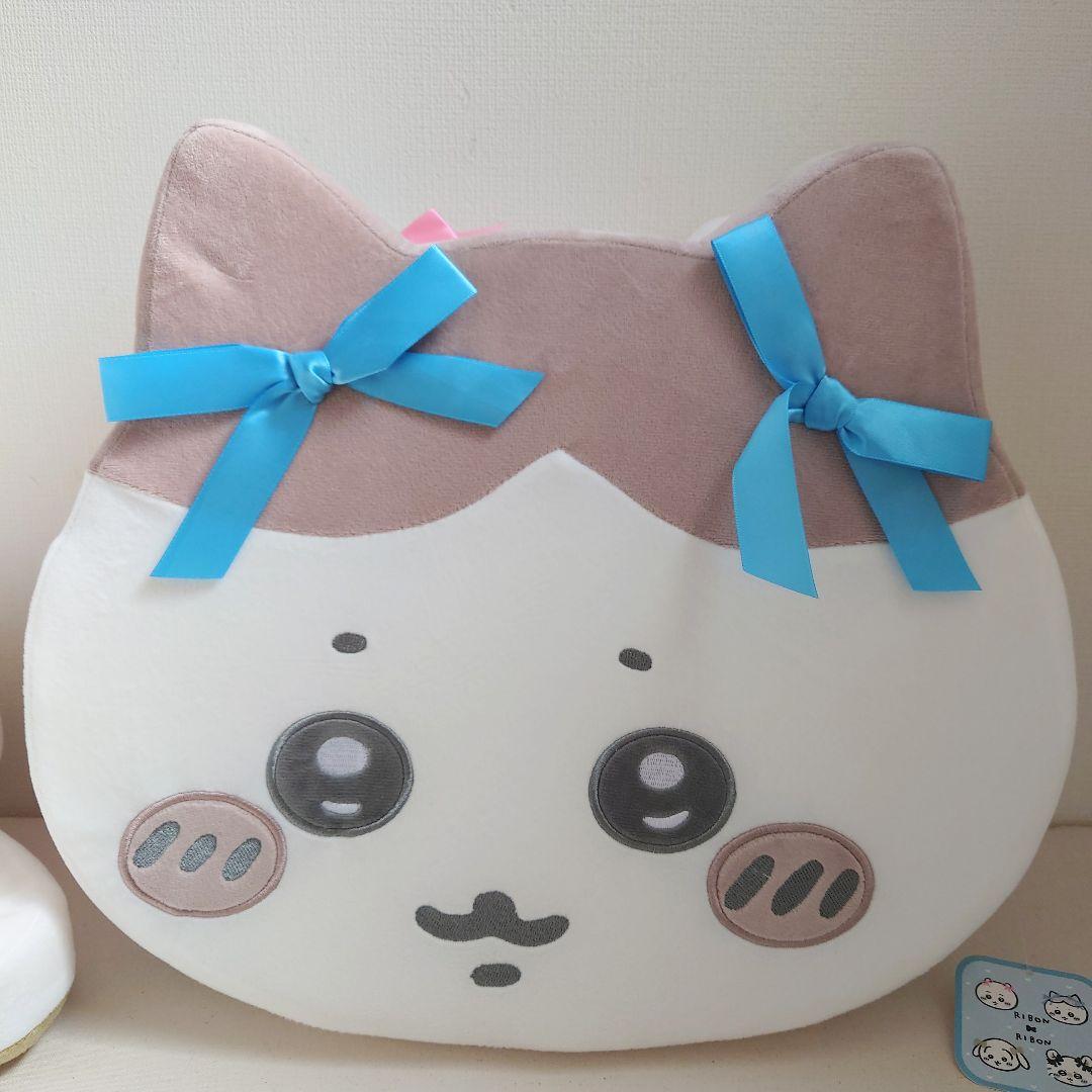ちいかわ　低反発クッション　リボン　おかおBIGボストンバッグ