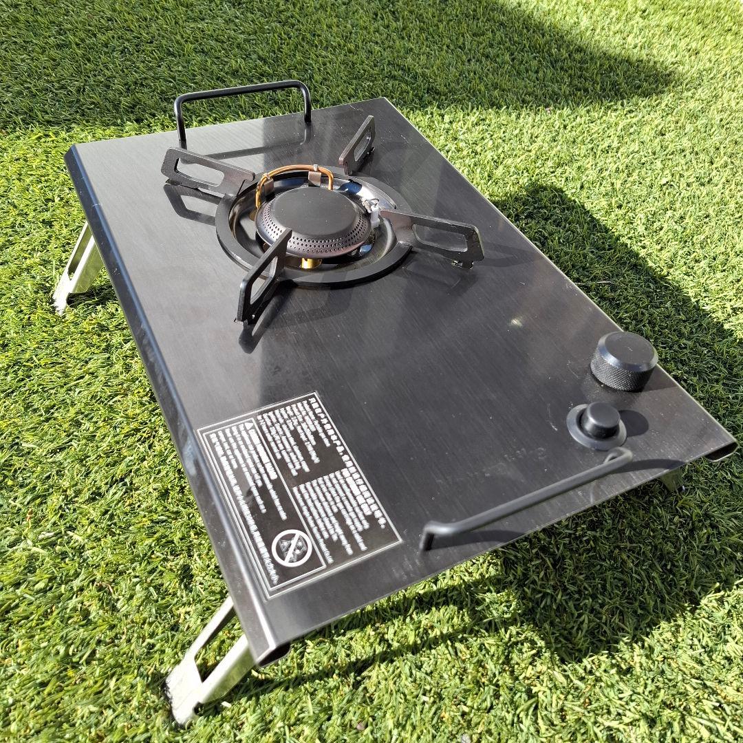 【ほぼ未使用】ネイチャーハイク　シングルバーナー　IGT　ガス缶セット