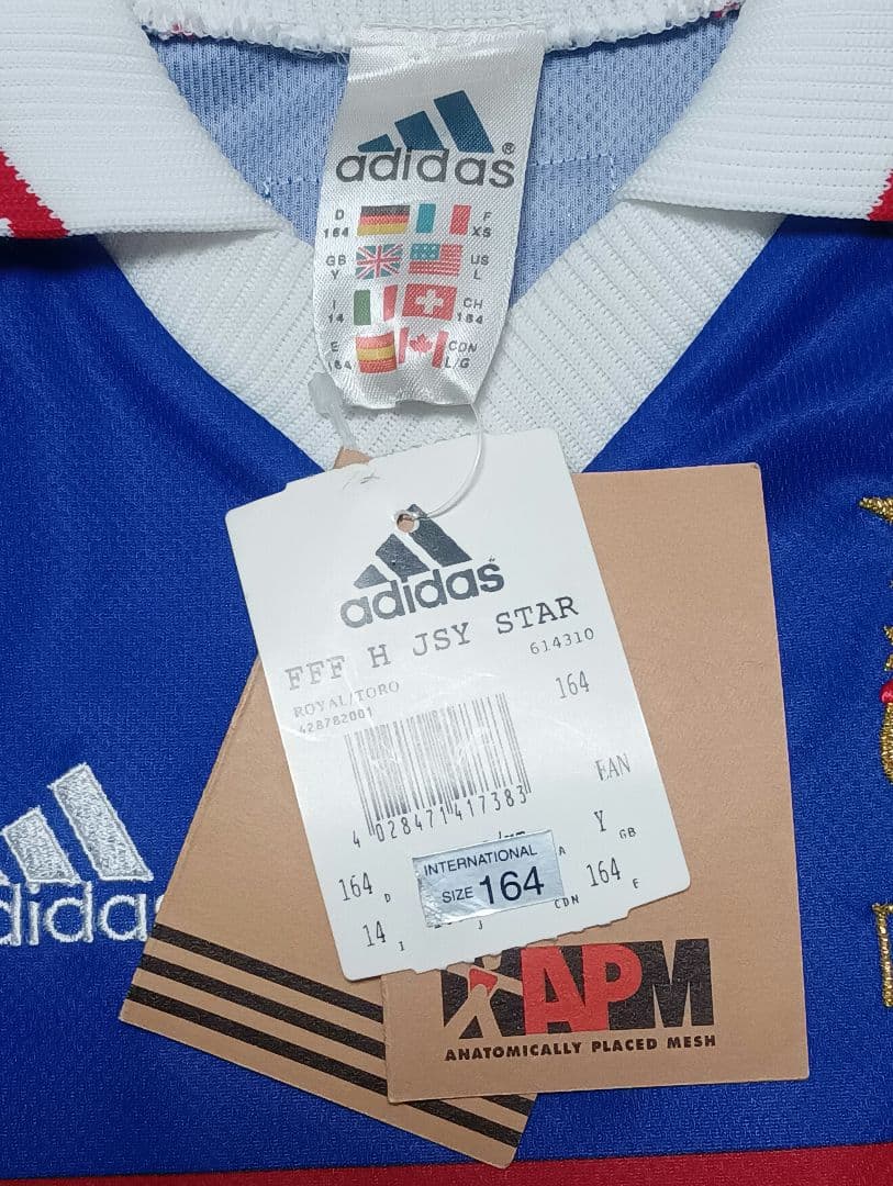 adidas1998フランス代表 シャツ サイズ:164